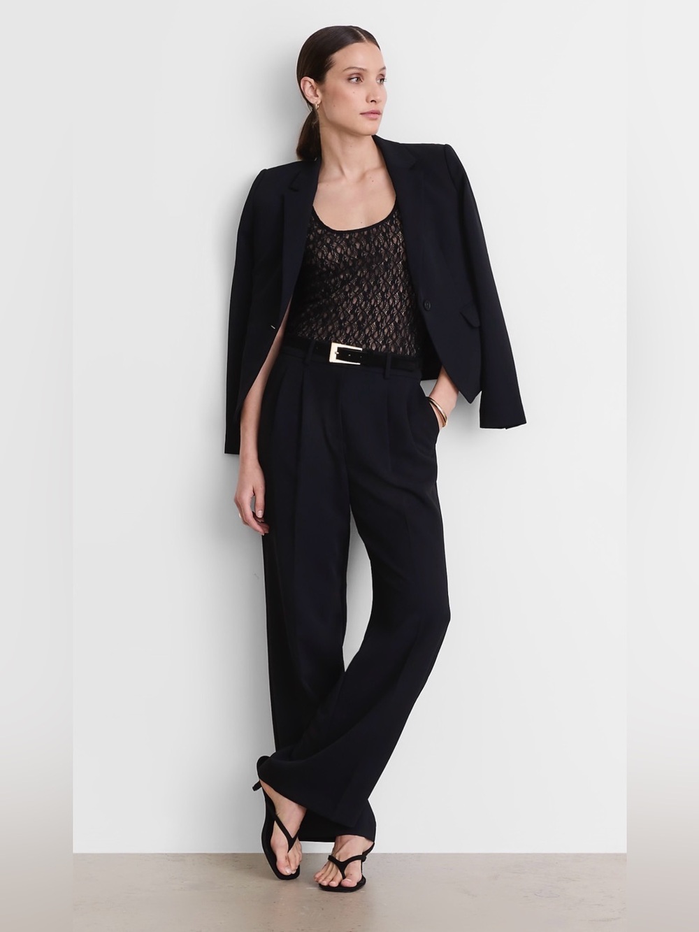 NWT LOFT Versa Crepe Drape Pleated Relaxed Straight Pants Size 18 - Picture 2 of 3